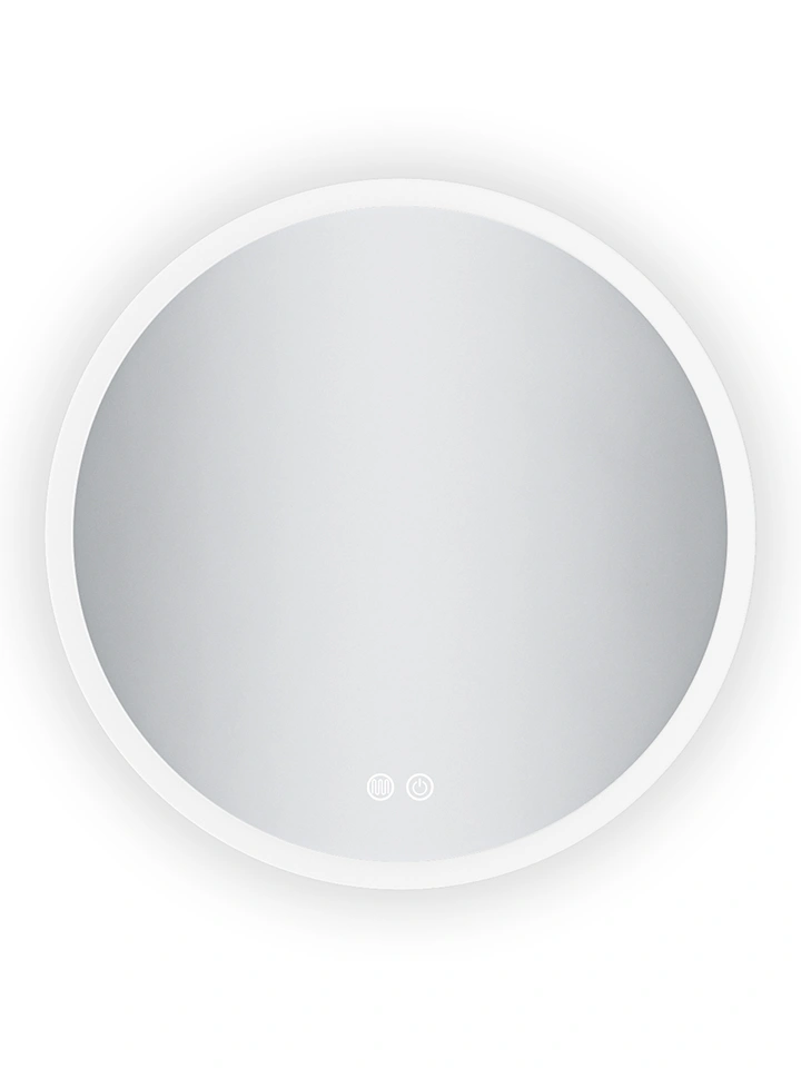 LED spogulis ar apsildes funkciju ETERNA, Ø 80 cm, 2700-6500K, 18W, 1980Lm, IP44